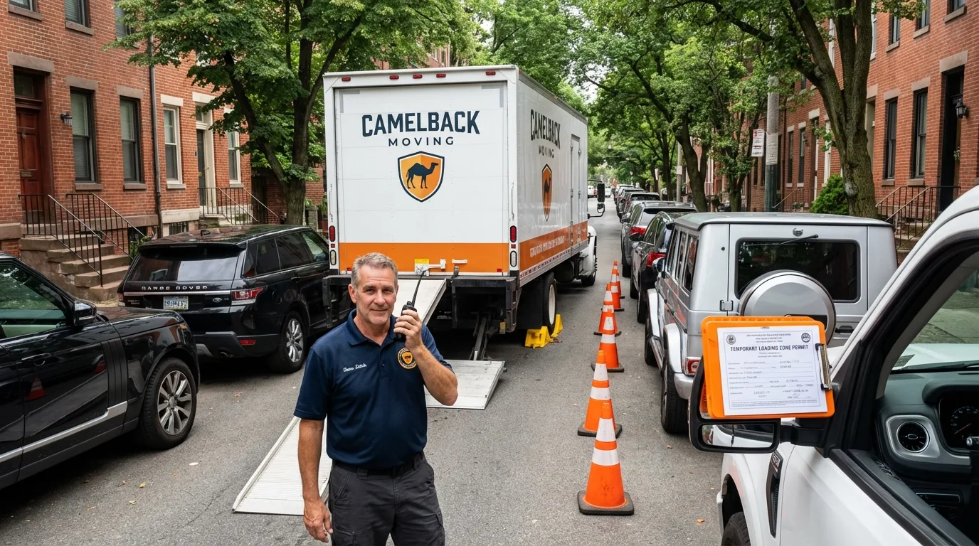 City street loading permit setup in Yorkville, NY